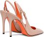 Santoni Elegante Pumps met Uniek Design Pink Dames - Thumbnail 3