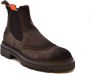 Santoni Stijlvolle Donkerbruine Enkellaarzen Aw22 Brown Heren - Thumbnail 7