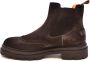 Santoni Stijlvolle Donkerbruine Enkellaarzen Aw22 Brown Heren - Thumbnail 8