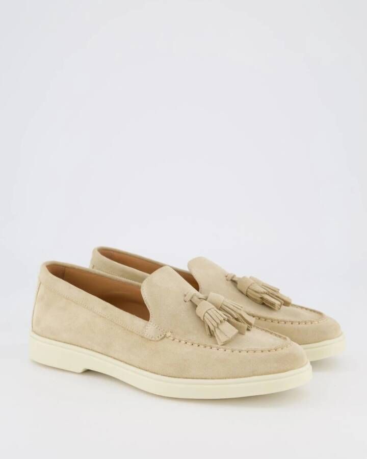 Santoni Feudal Dames Loafers Beige Dames