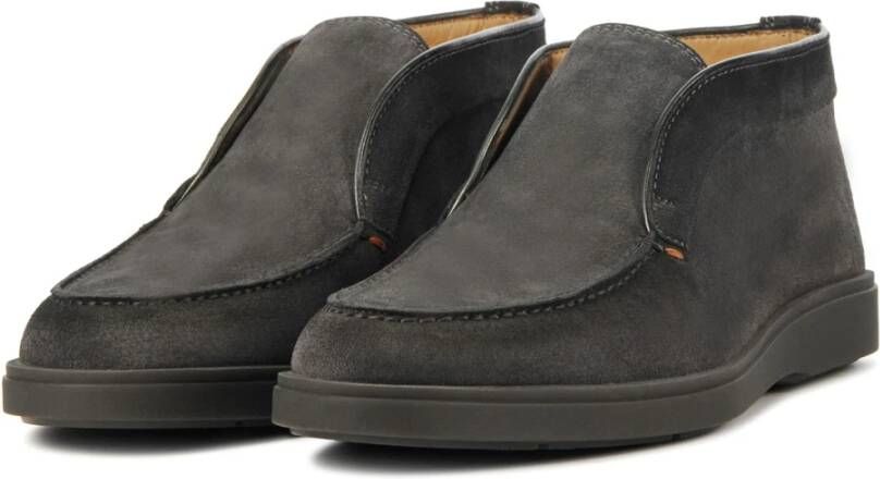 Santoni Grijze Instapschoenen Gray Heren