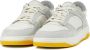 SANTONI Lage Sneakers Heren Sneak Air Low Maat: 44 Materiaal: Leer Kleur: Grijs - Thumbnail 3