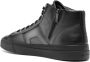 Santoni Grijze Leren Sneakers Zijrits Vetersluiting Gray Heren - Thumbnail 3