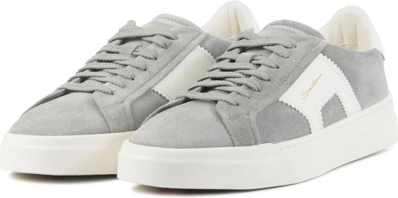 Santoni Grijze Sneakers Gray Heren