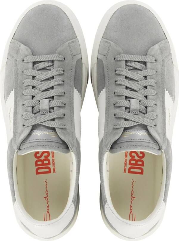 Santoni Grijze Sneakers Gray Heren