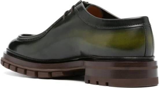 Santoni Groene Emlyn Loafer Green Heren