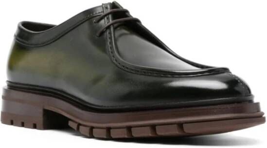 Santoni Groene Emlyn Loafer Green Heren