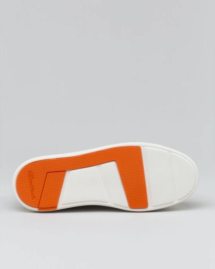 Santoni Gyan Slip-On Sneaker Cleanic Wit White Heren