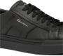 Santoni Heren leren dubbele gesp sneaker Black Heren - Thumbnail 6