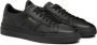 Santoni Heren leren dubbele gesp sneaker Black Heren - Thumbnail 7