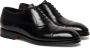 Santoni Heren leren Oxford schoen Black Heren - Thumbnail 2