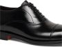 Santoni Heren leren Oxford schoen Black Heren - Thumbnail 4