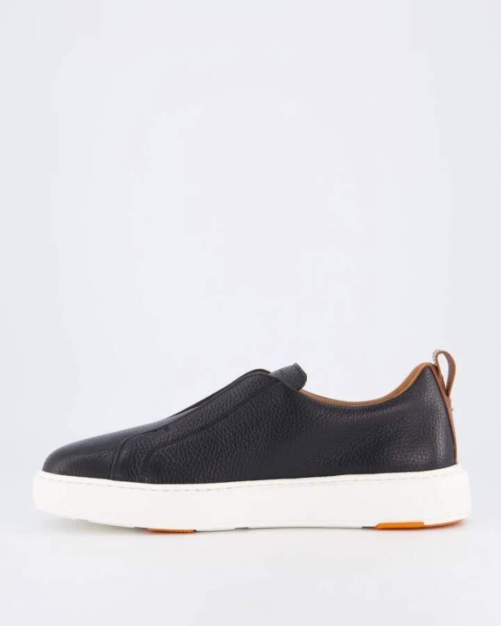 Santoni Heren Sneaker Victor Black Heren