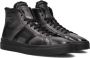 SANTONI Hoge Sneakers Heren 21932 22025 Maat: 39 39 5 Materiaal: Leer Kleur: Grijs - Thumbnail 2