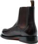 Santoni Italiaanse Leren Enkellaarzen Brown Heren - Thumbnail 3