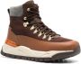 Santoni Italiaanse Leren Enkellaarzen Brown Heren - Thumbnail 2