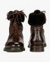 Santoni Italiaanse Leren Enkellaarzen Brown Heren - Thumbnail 4