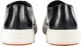 Santoni Italiaanse Leren Sneakers Black Heren - Thumbnail 3