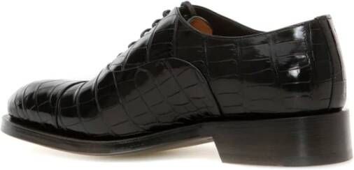 Santoni Klassieke Derby Schoenen Black Heren