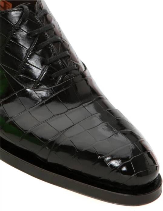 Santoni Klassieke Derby`s Black Heren