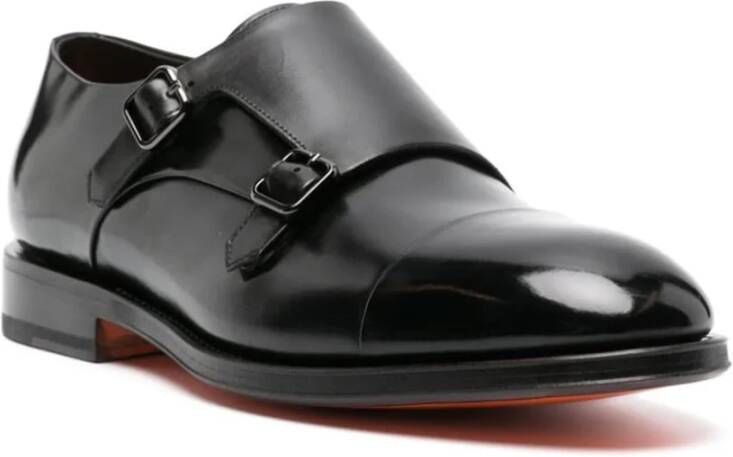 Santoni Klassieke Derby Schoenen in Bruin Black Heren