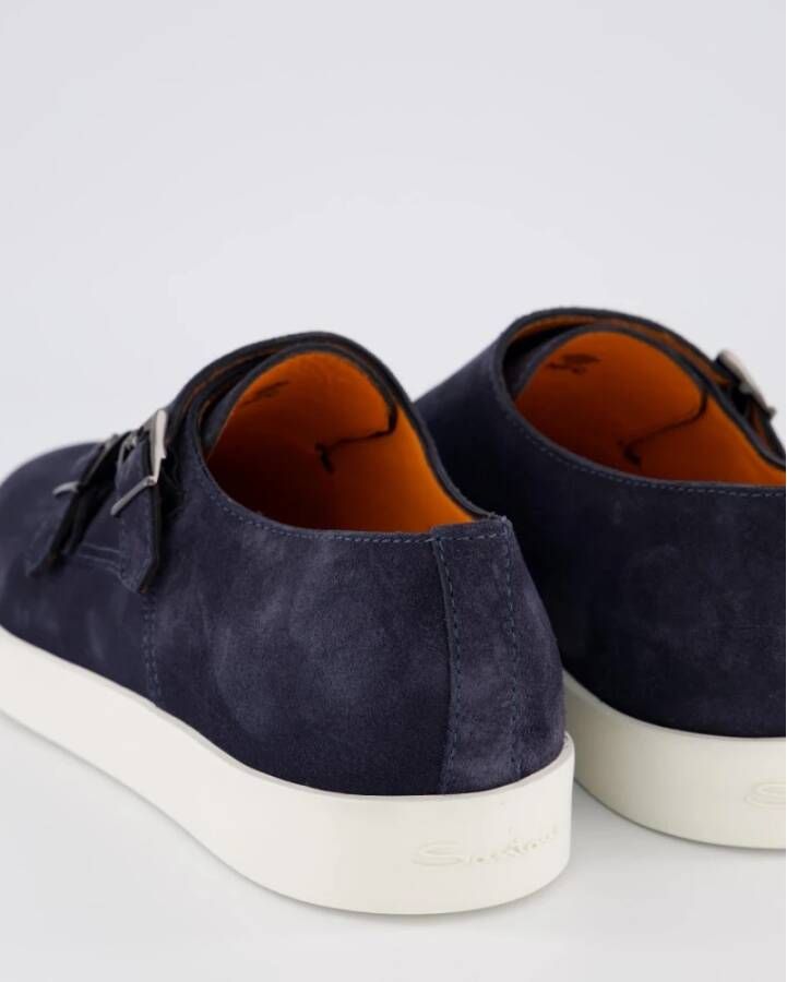 Santoni Klassieke heren loafers Blue Heren