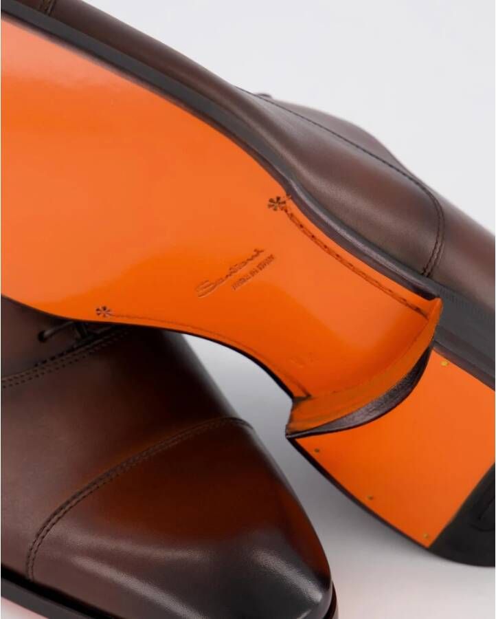 Santoni Klassieke herenschoenen Brown Heren