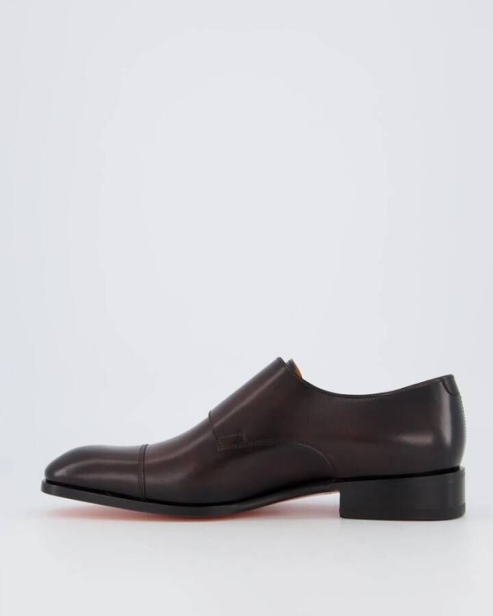 Santoni Klassieke Herenschoenen van Leer Brown Heren