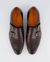 Santoni Klassieke Herenschoenen van Leer Brown Heren - Thumbnail 3