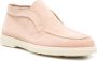 Santoni Klassieke Leren Loafers Beige Dames - Thumbnail 2