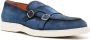 Santoni Klassieke Leren Loafers Blue Heren - Thumbnail 2