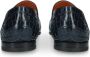 Santoni Klassieke Leren Loafers Blue Heren - Thumbnail 3