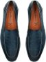 Santoni Klassieke Leren Loafers Blue Heren - Thumbnail 4