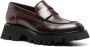 Santoni Klassieke Leren Loafers Brown Dames - Thumbnail 2