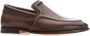 Santoni Klassieke Leren Loafers Brown Heren - Thumbnail 2