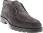 Santoni Klassieke Leren Loafers Gray Heren - Thumbnail 2