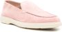 Santoni Klassieke Leren Loafers Pink Dames - Thumbnail 2