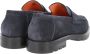 Santoni Klassieke Leren Moccasin Schoenen Blue Heren - Thumbnail 2