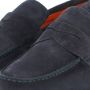 Santoni Klassieke Leren Moccasin Schoenen Blue Heren - Thumbnail 3