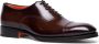 Santoni Klassieke Lederen Oxford Schoenen Brown Heren - Thumbnail 4