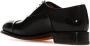 Santoni Klassieke Oxford Schoenen van Zwart Leer Black Heren - Thumbnail 3