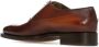 Santoni Klassieke Oxford Schoenen van Zwart Leer Brown Heren - Thumbnail 3