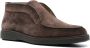 Santoni Klassieke Suede Desert Boots Brown Heren - Thumbnail 4