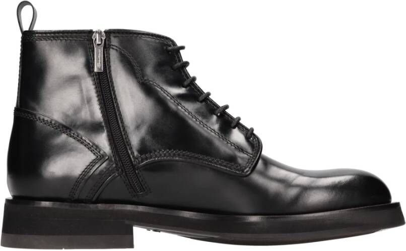 Santoni Laarzen Zwart Black Heren