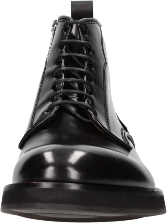 Santoni Laarzen Zwart Black Heren