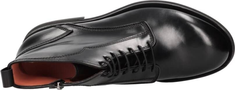 Santoni Laarzen Zwart Black Heren