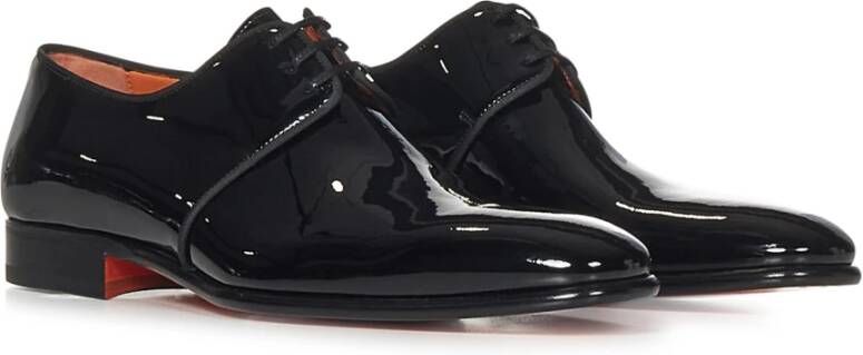 Santoni Laced Shoes Black Heren