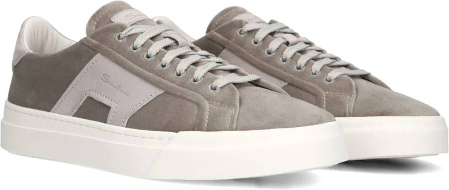 Santoni Lage sneakers Gloria 21920 Taupe Multicolor Heren