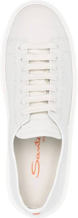 Santoni Lage Vetersneakers White Dames