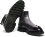 Santoni Leren Chelsea laars voor heren Black Heren - Thumbnail 2